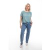 damske tricko do gumy BASIC short salvejova