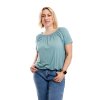 damske tricko do gumy BASIC short salvejova