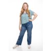 damske tricko do gumy BASIC short salvejova