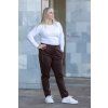 damske kalhoty atomky comfy cokoladova