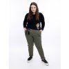 damske kalhoty buggy khaki