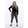 damske kalhoty buggy khaki