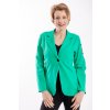 Dámské sako pružné City zelené