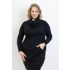 damske upletove saty rumi cerna