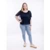 damsky top KARA tmave modra