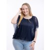 damsky top KARA tmave modra