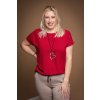 damske tricko VIOLETA cervena