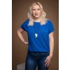 damske tricko VIOLETA kralovsky modra