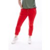Damske pruzne kalhoty LOKI cervena