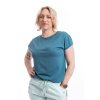 Damske tricko do gumy petrolejova
