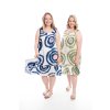 letni saty CIRCLE khaki, modra