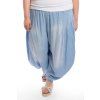 damske haremove kalhoty ROBIE denim svetle modra