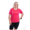 damske tricko RHYTHM tmave ruzova