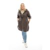 damska parka CONIE cokoladova