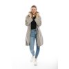 damska parka CONIE svetle seda