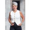 elegantni damska vesta CAROLINE bila