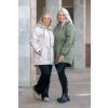 damska parka YUKON kremova, khaki