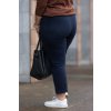 damske platene kalhoty TRESOR MAXI tmave modra