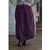 damska dlouha mansestrova sukne BETKA tmave fialova