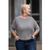 damsky top s dlouhym rukavem ANIKA cappuccinova