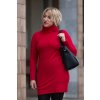 damske svetrove saty VALENTYNA cervena