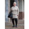 damske svetrove saty BAMBI cappuccinova