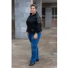 damska elegantni trpytiva mikina teresa cerna