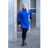 damske fleecove saty TEA kralovsky modra