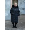 damsky prosivany kabat s koziskem tyson maxi cerna