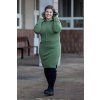 damske saty s kapuci porto zelena
