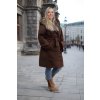 damsky zimni kabat STUARD cokoladova