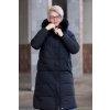 damsky zimni kabat s koziskem brevas cerna