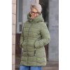 damsky zimni kabat heaven khaki