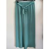 Široké kalhoty z lehkého materiálu (Barva Zelená, Velikost UNIvelikost)