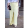 damske elegantni kalhoty scoty zluta