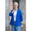 damske pruzne sako color kralovsky modra