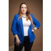 damske sako color plus kralovsky modra
