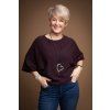 damsky oversize svetr bridget cokoladova