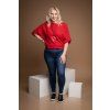 damsky oversize svetr bridget cervena
