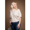 damsky oversize svetr bridget kremova
