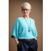 damsky oversize svetr bridget azurove modra