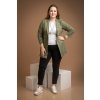 damske dlouhe sako single khaki