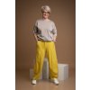 damske teplakove kalhoty body zluta