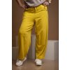 damske teplakove kalhoty body zluta