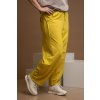 damske teplakove kalhoty body zluta