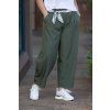 damske haremove kalhoty merlin khaki