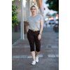 damske trictvrtecni kalhoty pearl cerna