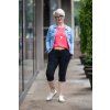 damske trictvrtecni kalhoty pearl cerna