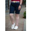 damske pruzne kratasy coffe tmave modra