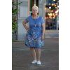 damske balonove saty marion modra